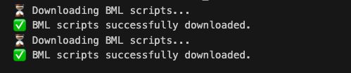 Action menu with icons